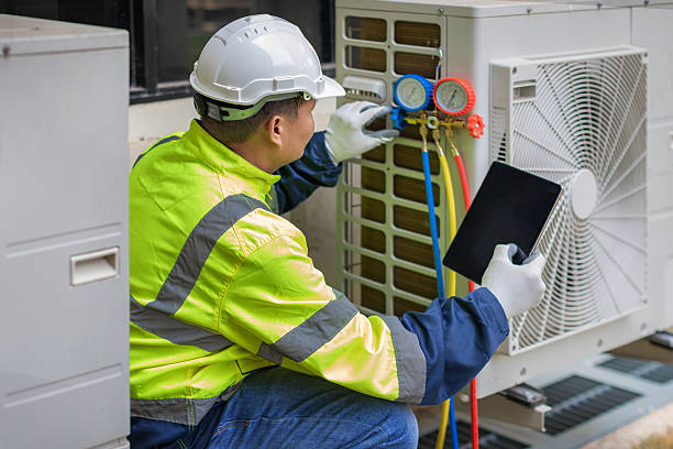 Professional Hvac technician working in Hillman, MN